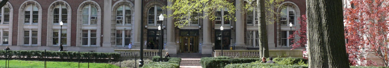 lewisohn hall and walking path